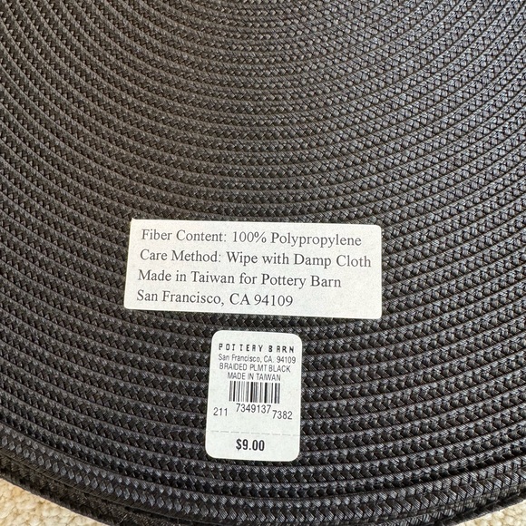 10 Pottery Barn Placemats - Picture 2 of 4